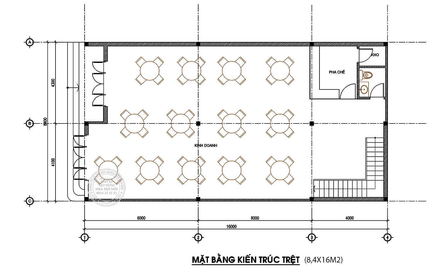 mẫu biệt thự phố hiện đại 4 tầng
