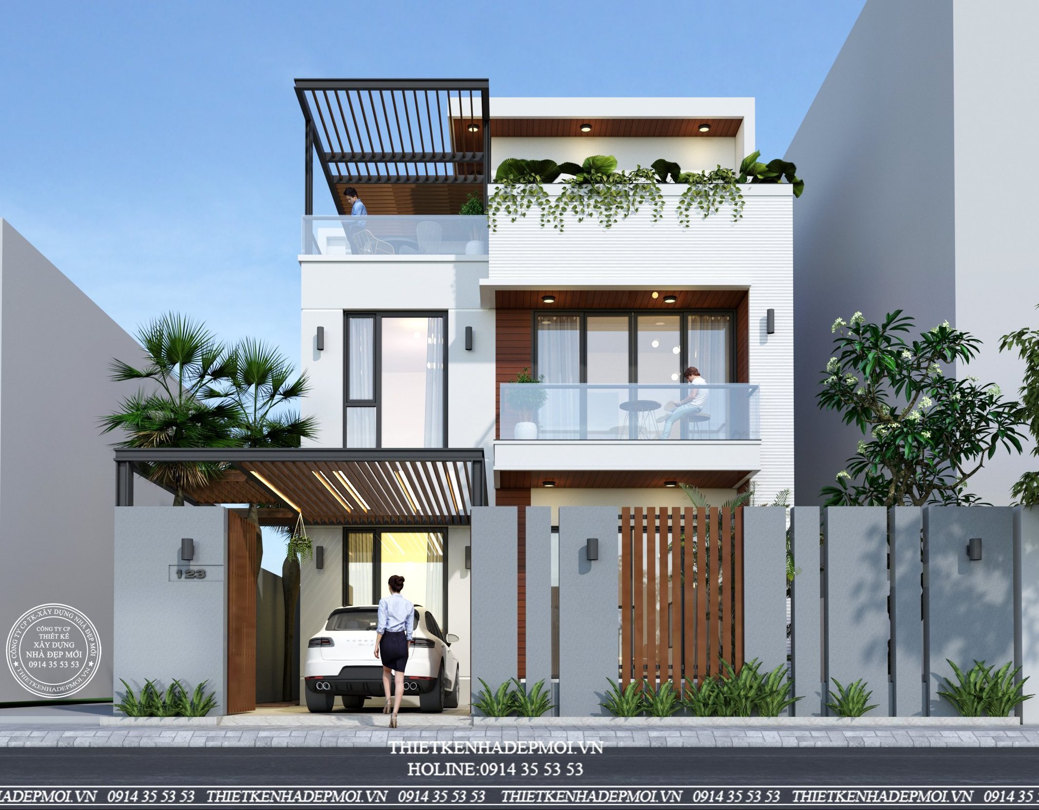 Top những mẫu thiết kế nhà phố đẹp thu hút tại bình phước
