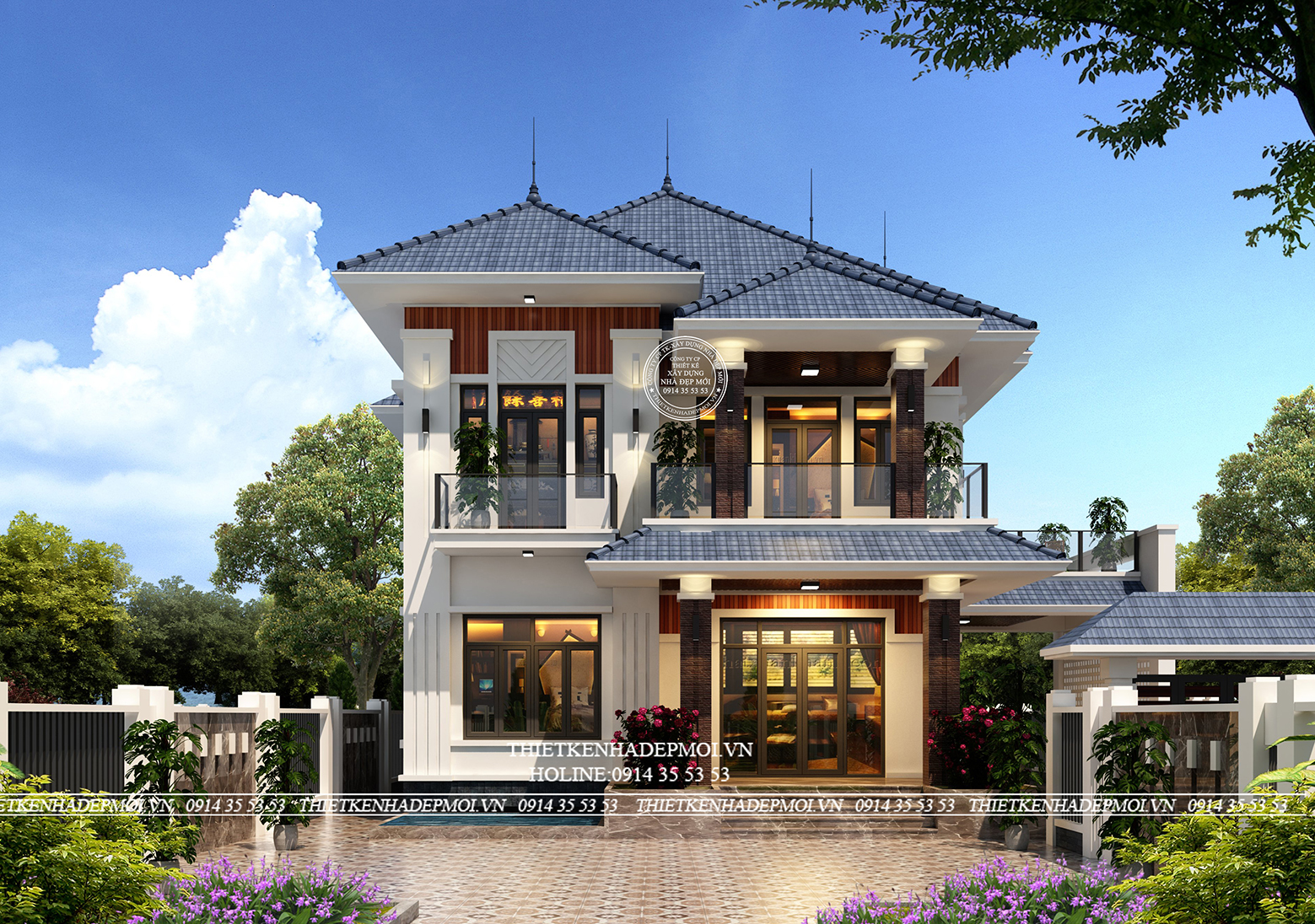 Mẫu biệt thự hiện đại của Anh Khoa
