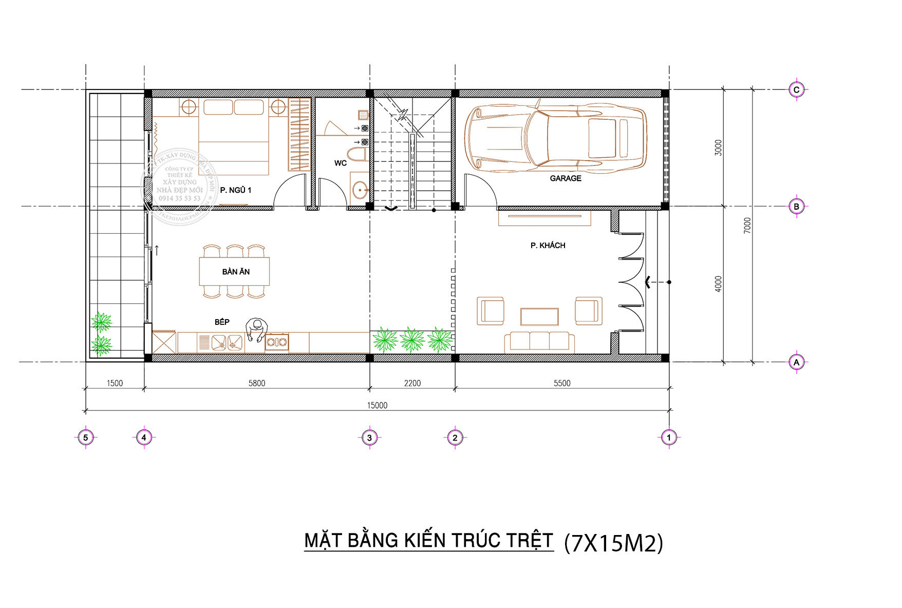 Biệt thự phố 2 tầng thiết kế mái xéo độc đáo tại đồng nai