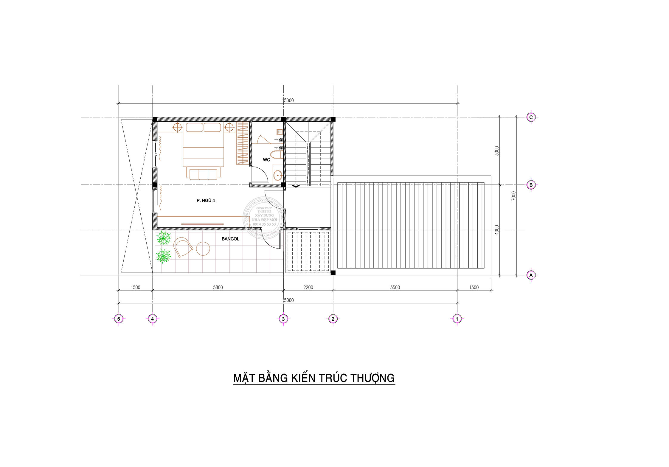 Biệt thự phố 2 tầng thiết kế mái xéo độc đáo tại đồng nai