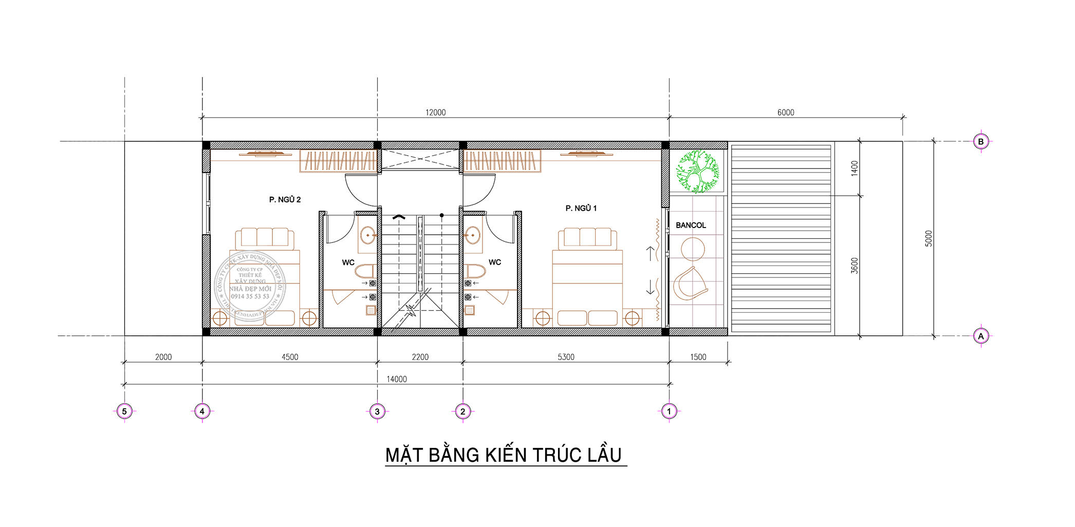 Thiết kế nhà đẹp (5-20)m