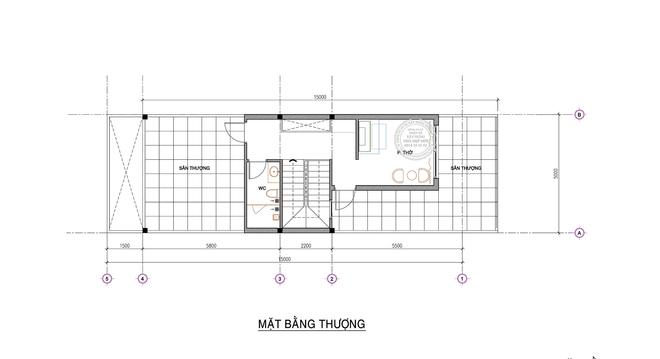 Kiểu nhà hiện đai 1 trệt 1 lửng 2 lầu sân thượng