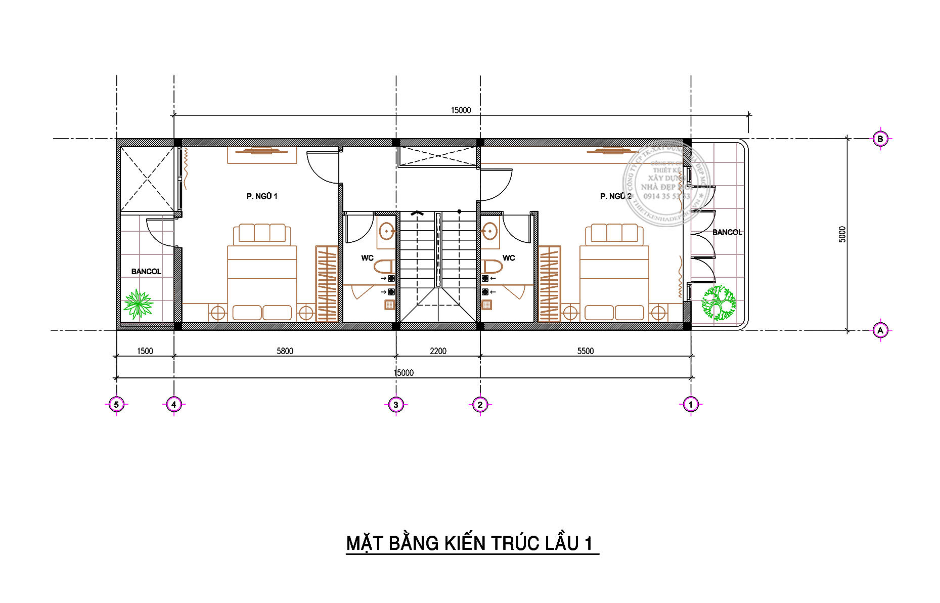 Chiêm ngưỡng mẫu nhà phố đẹp của cô liên tại cần giờ
