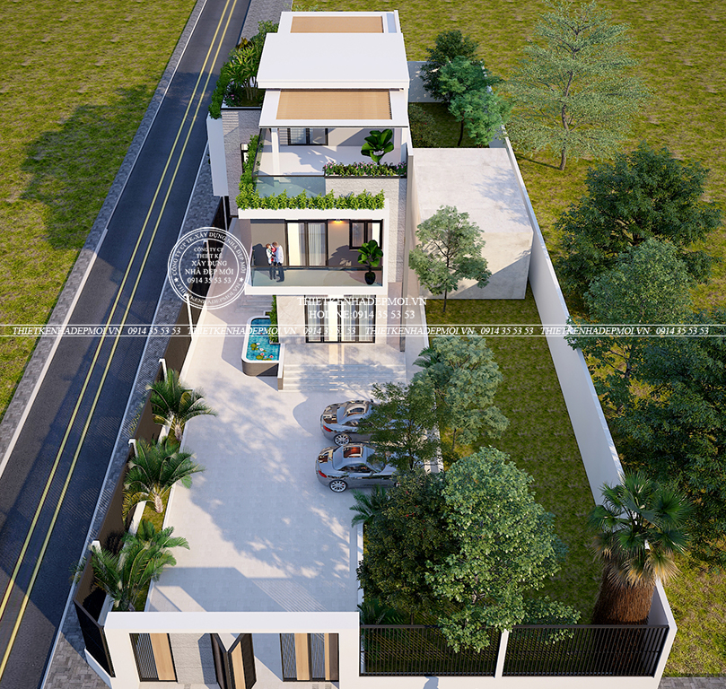 Mẫu biệt thự hiện đại 
