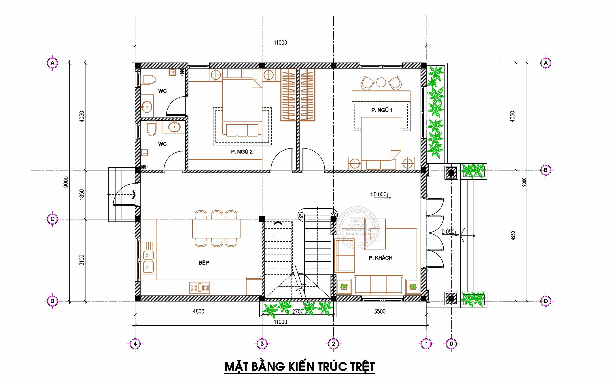 Mẫu biệt thự mái nhật hiện đại được yêu thích của chú tuấn