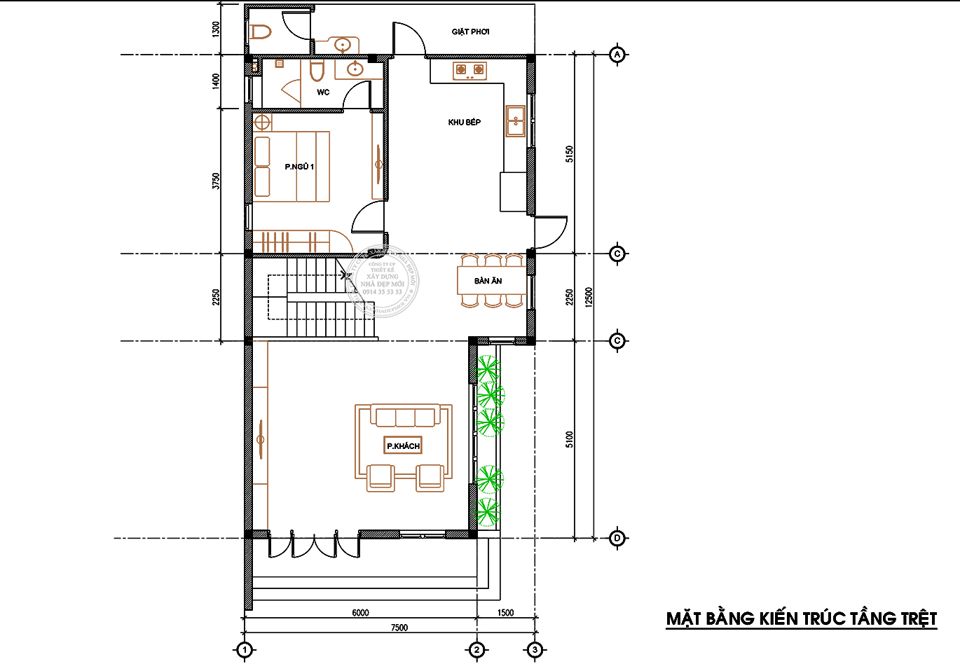 Mẫu nhà hiện đại 2 tầng tiện nghi tại bình phước
