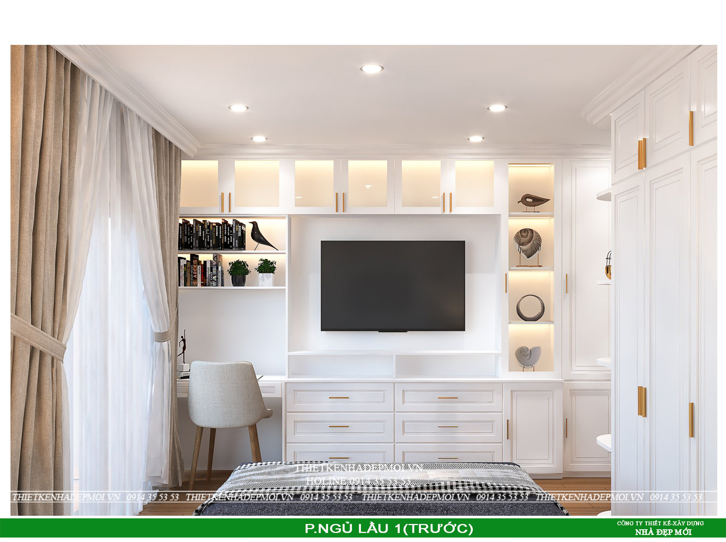 Mẫu nội thất tân cổ điển đẹp tại thủ đức