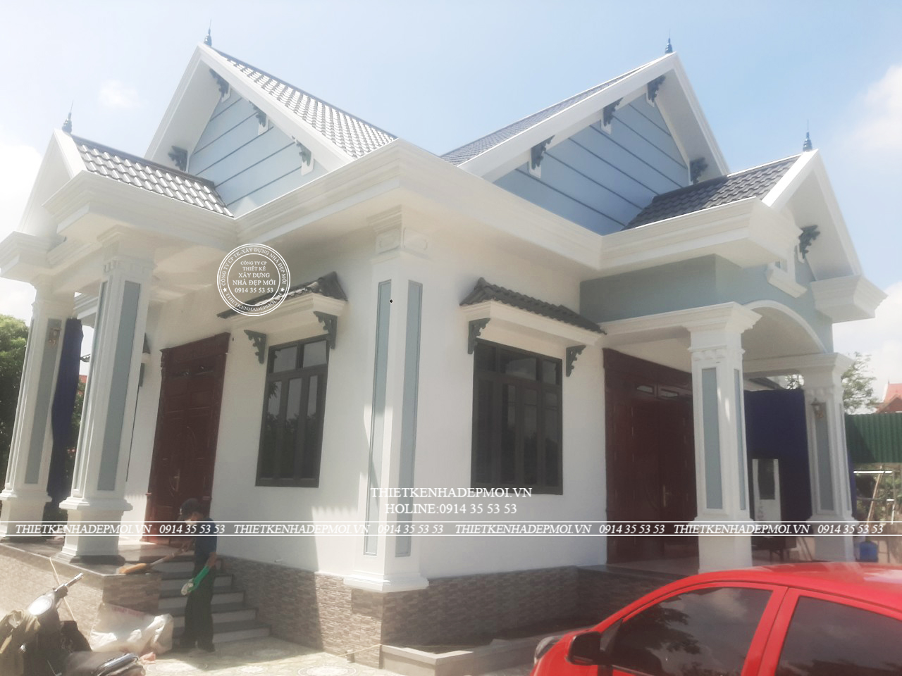Hình ảnh thực tế xây dựng nhà cấp 4 tại kiên giang