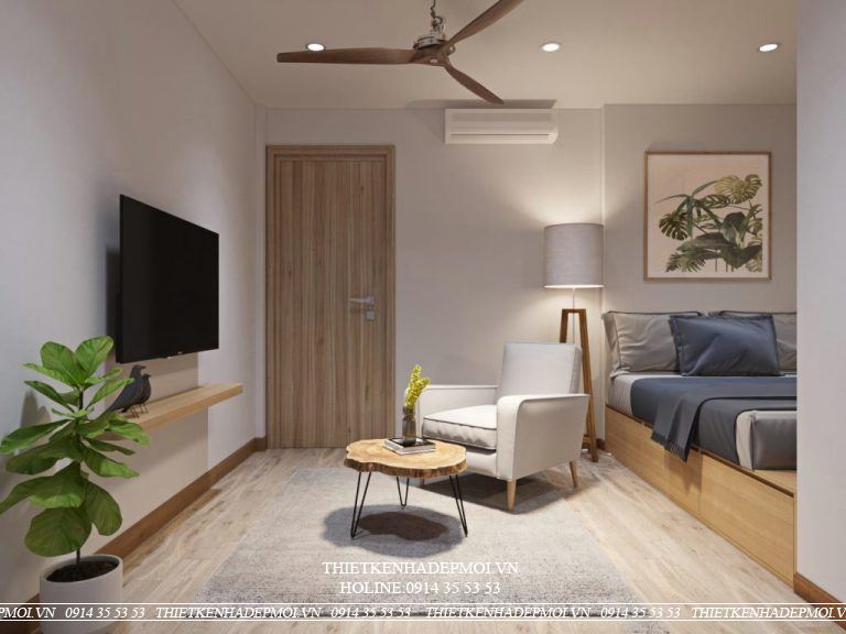 Mẫu thiết kế nội thất căn hộ dịch vụ