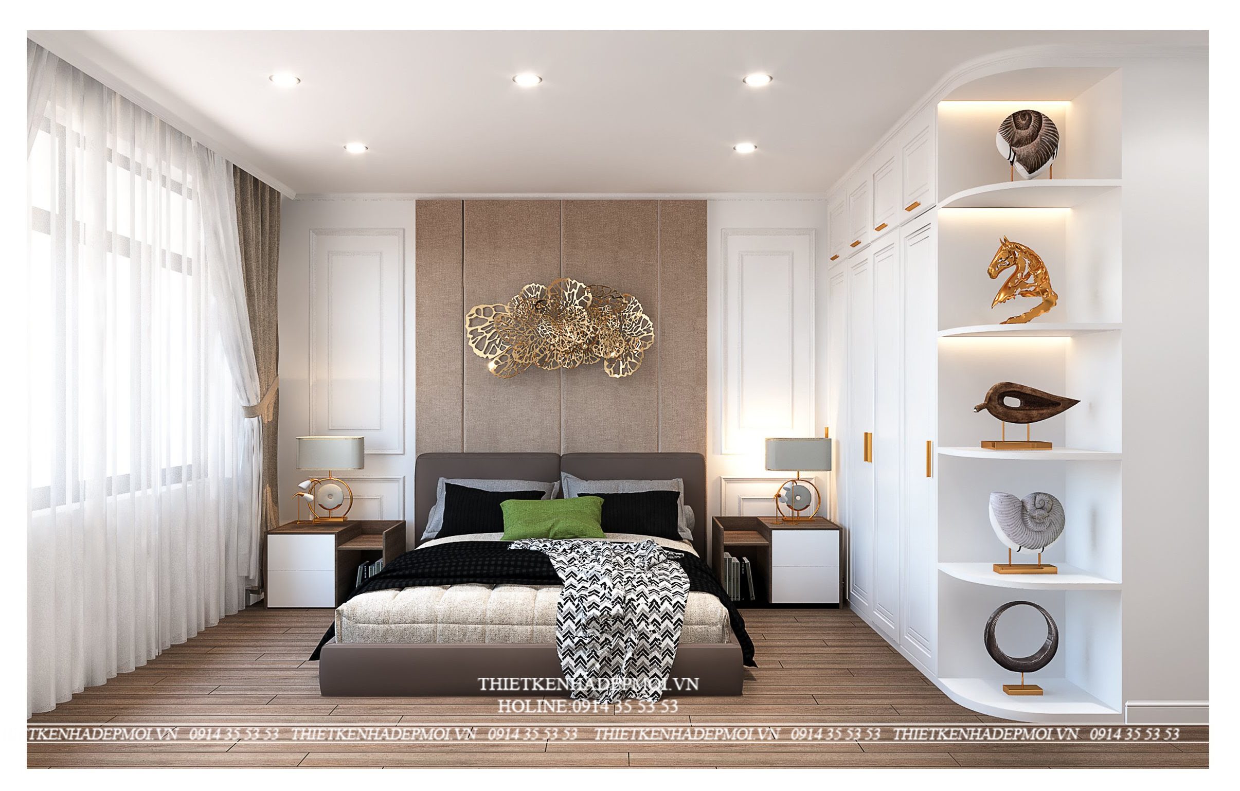 thiết kế phòng ngủ đẹp