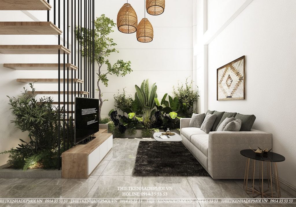 Mẫu nhà phố đẹp hiện đại