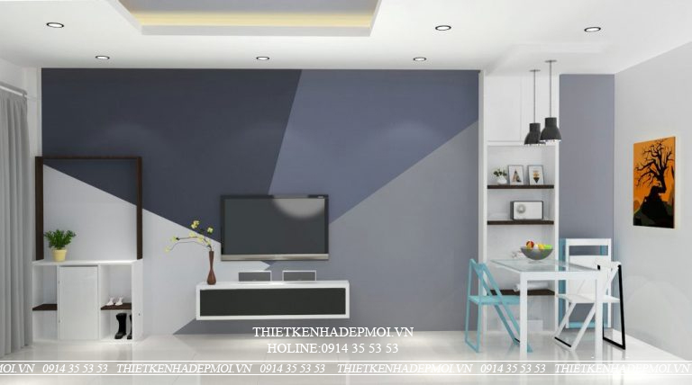 Mẫu thiết kế nội thất căn hộ dịch vụ