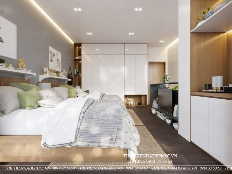 Mẫu thiết kế nội thất căn hộ dịch vụ