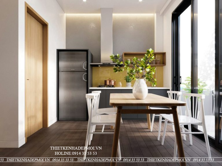 Mẫu thiết kế nội thất căn hộ dịch vụ