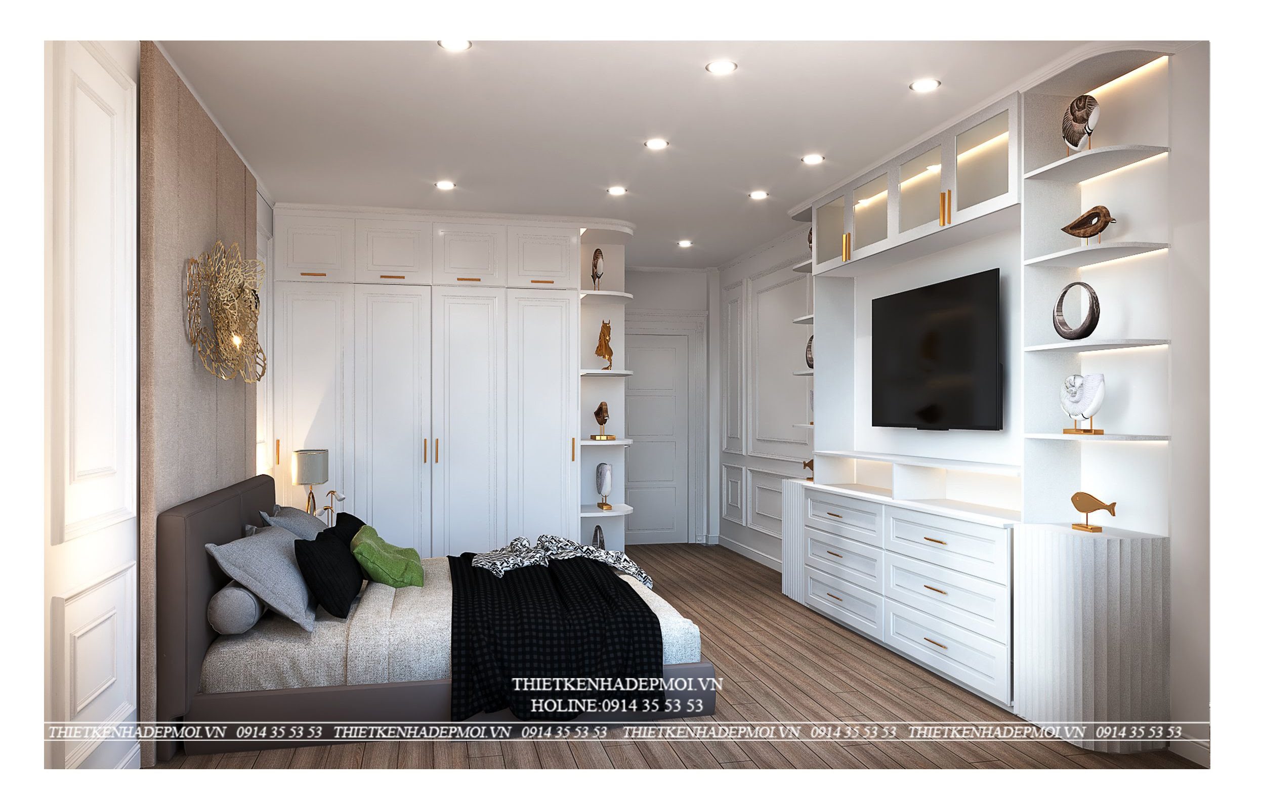 20+ mẫu thiết kế phòng ngủ đẹp nhất được khách hàng yêu thích