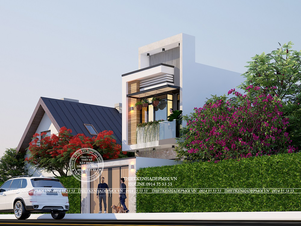 mẫu Nhà 1 trệt 1 lầu 