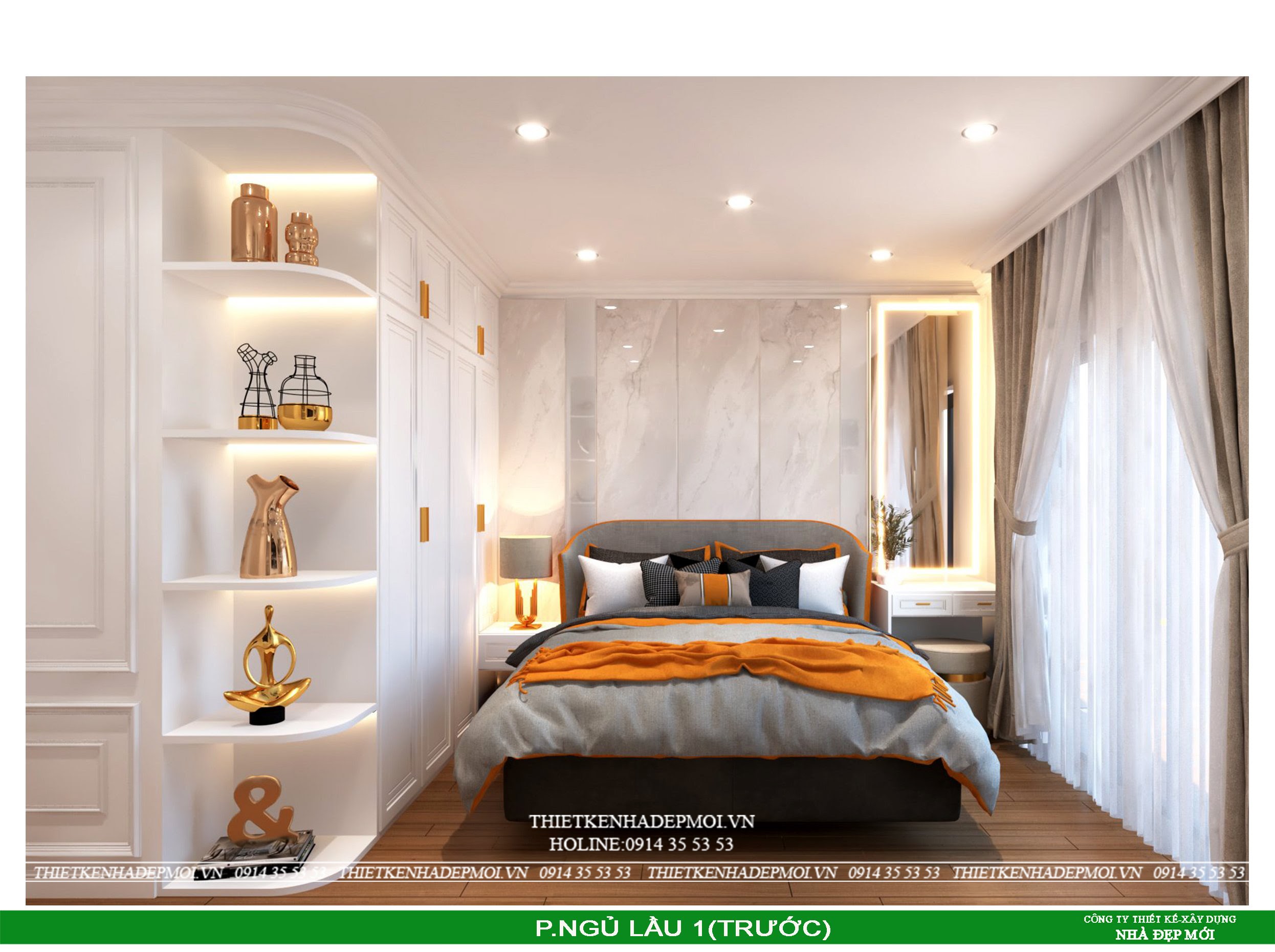 thiết kế phòng ngủ đẹp