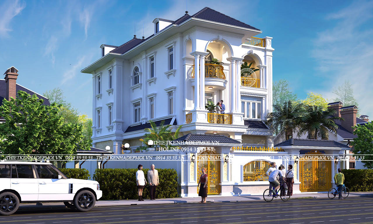 Mẫu biệt thự tân cổ điển đẹp