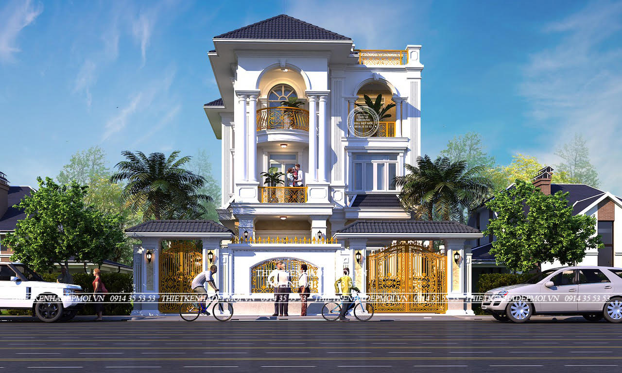 Mẫu biệt thự tân cổ điển đẹp