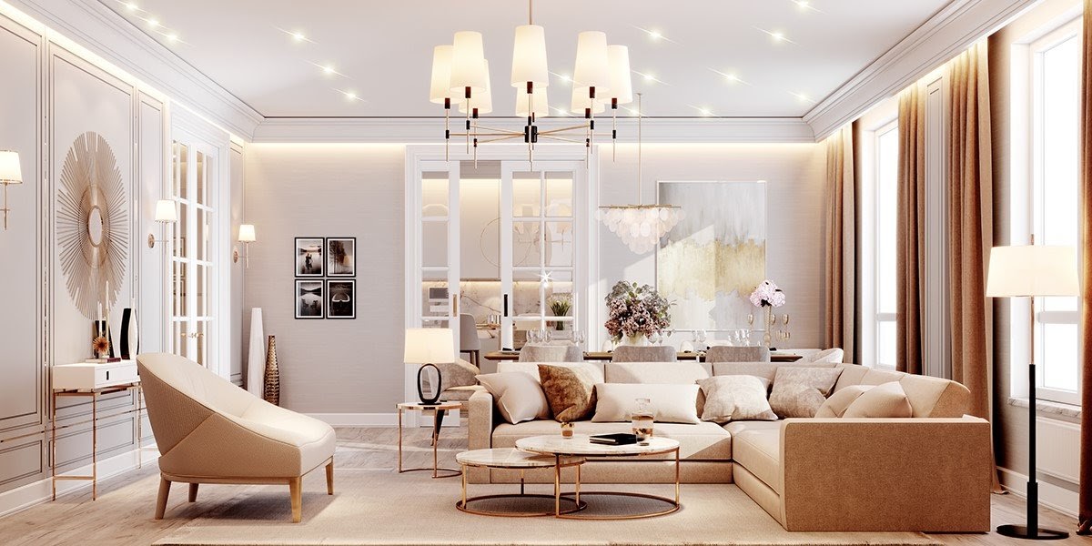 thiết kế nội thất phòng khách đẹp
