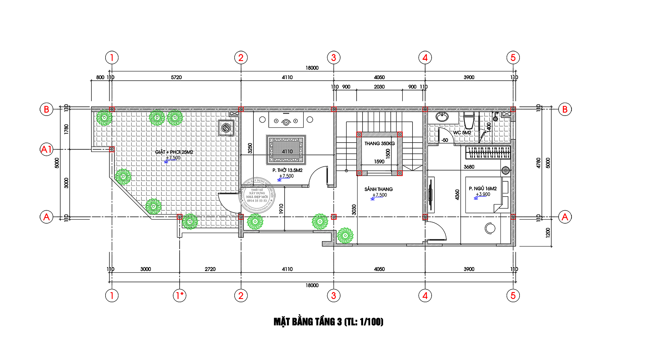 mẫu nhà phố hiện đại 2 mặt tiền