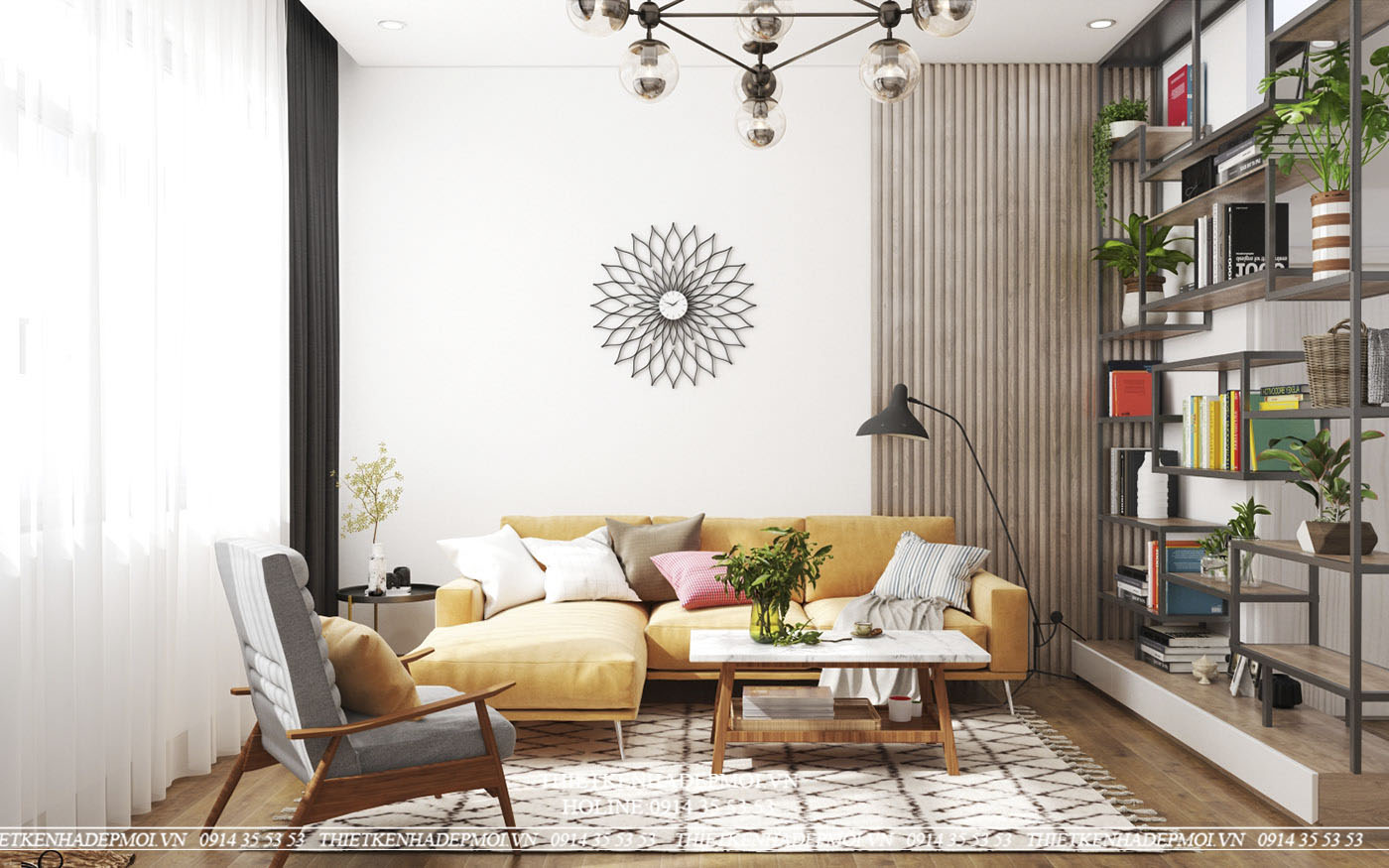 mẫu nhà phố 1 trệt 1 lầu sân thượng