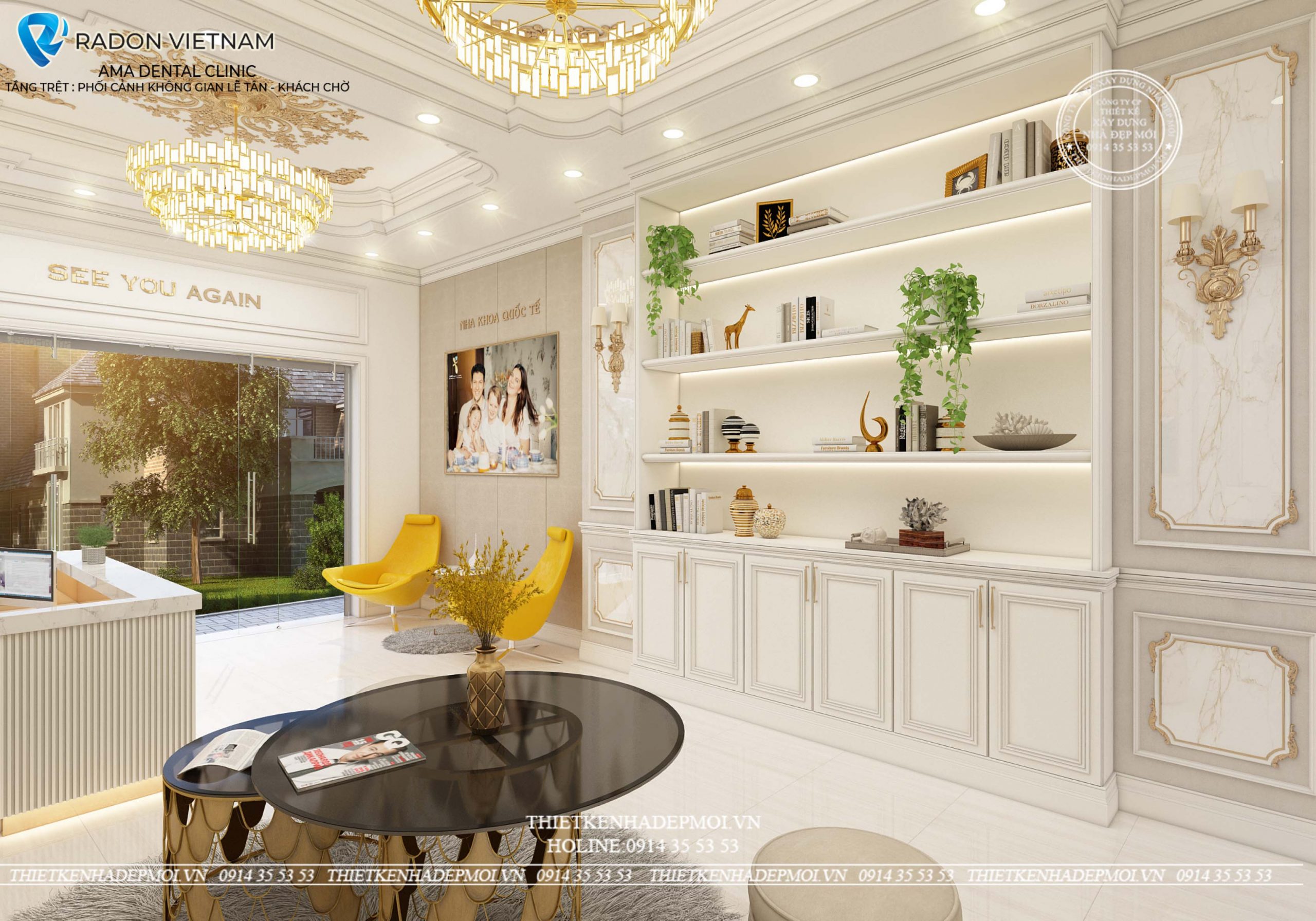 thiết kế nội thất phòng khám