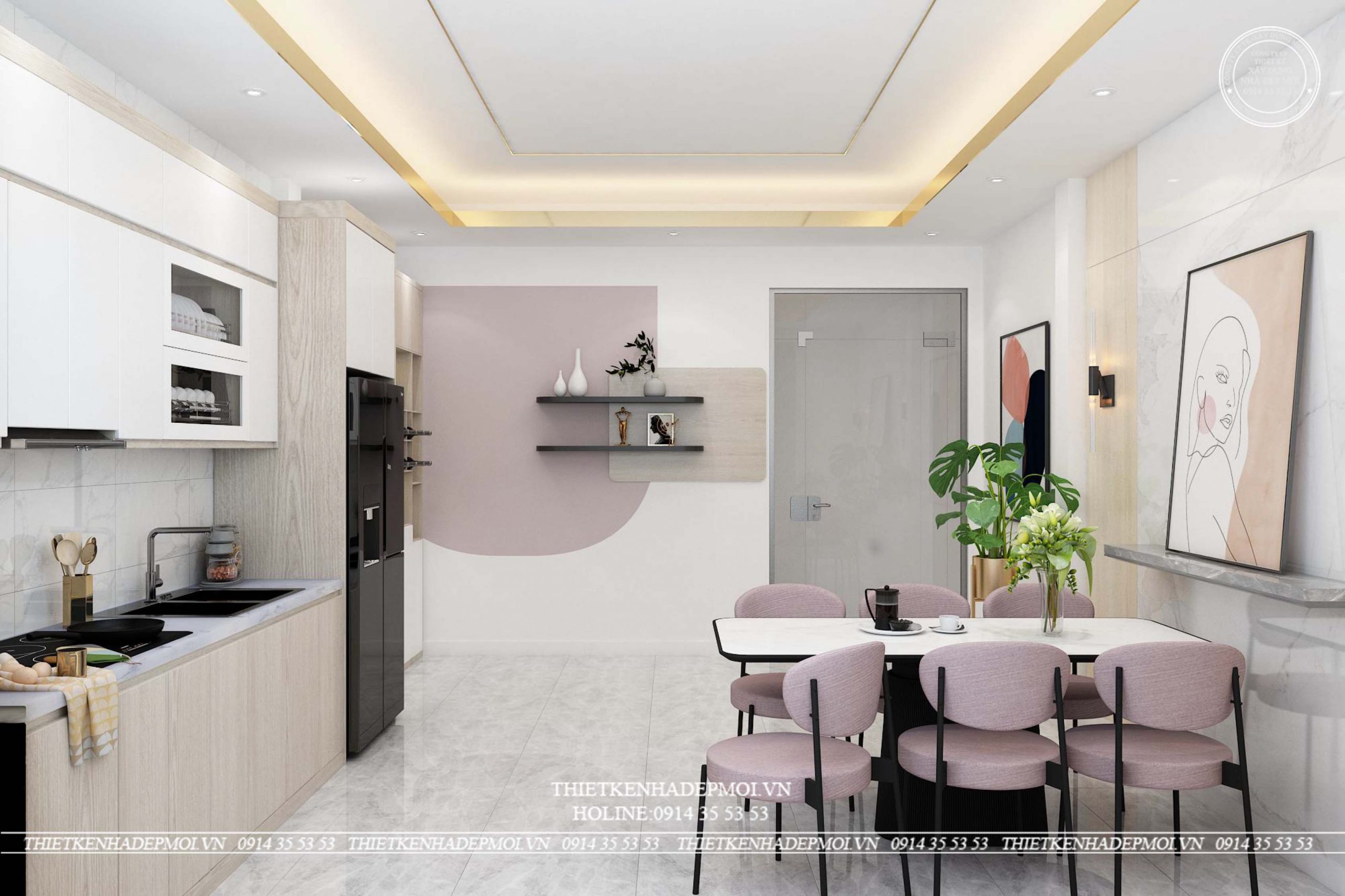 thiết kế nội thất phòng khám
