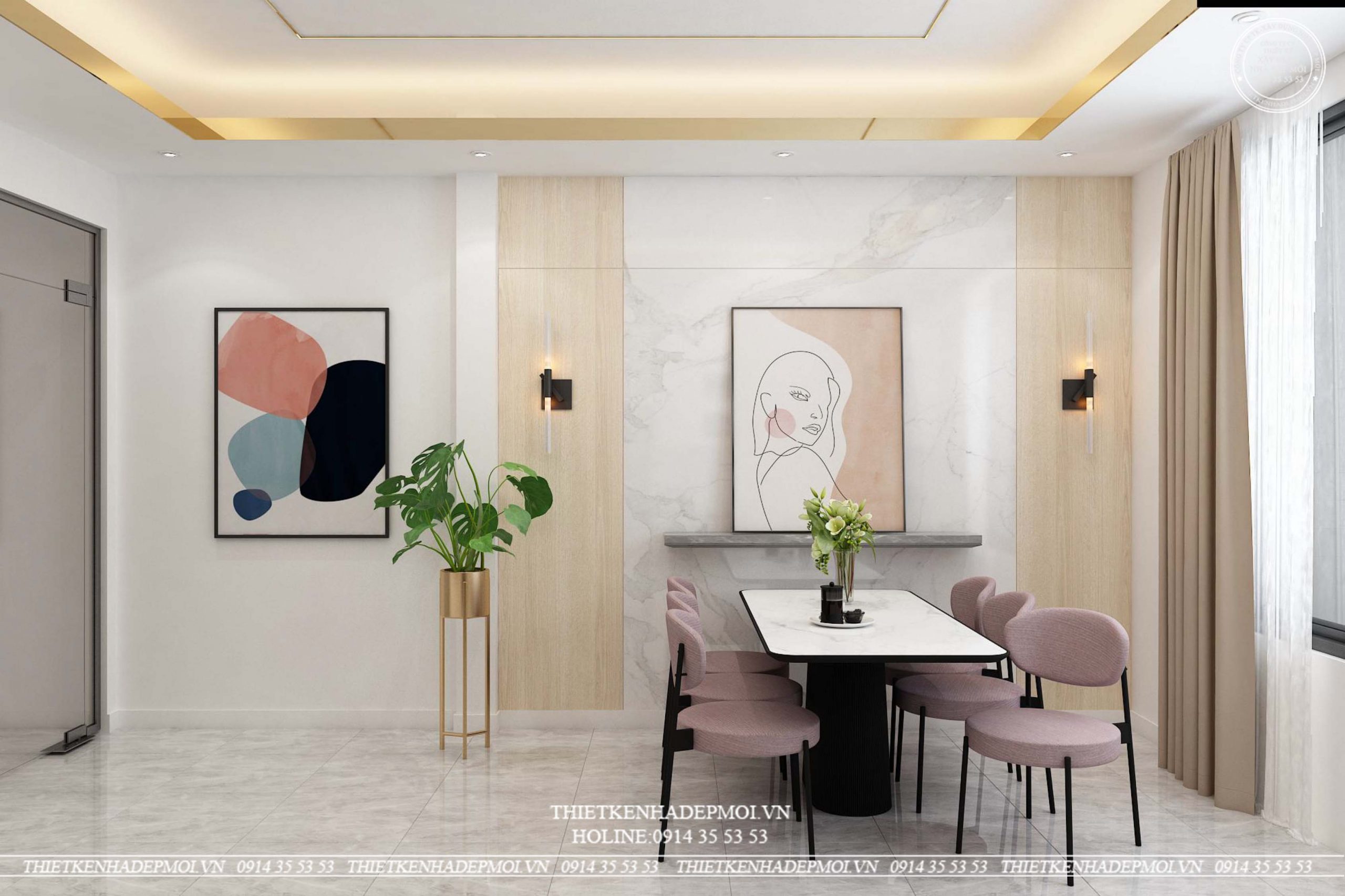 Mẫu thiết kế nội thất phòng khám nha khoa