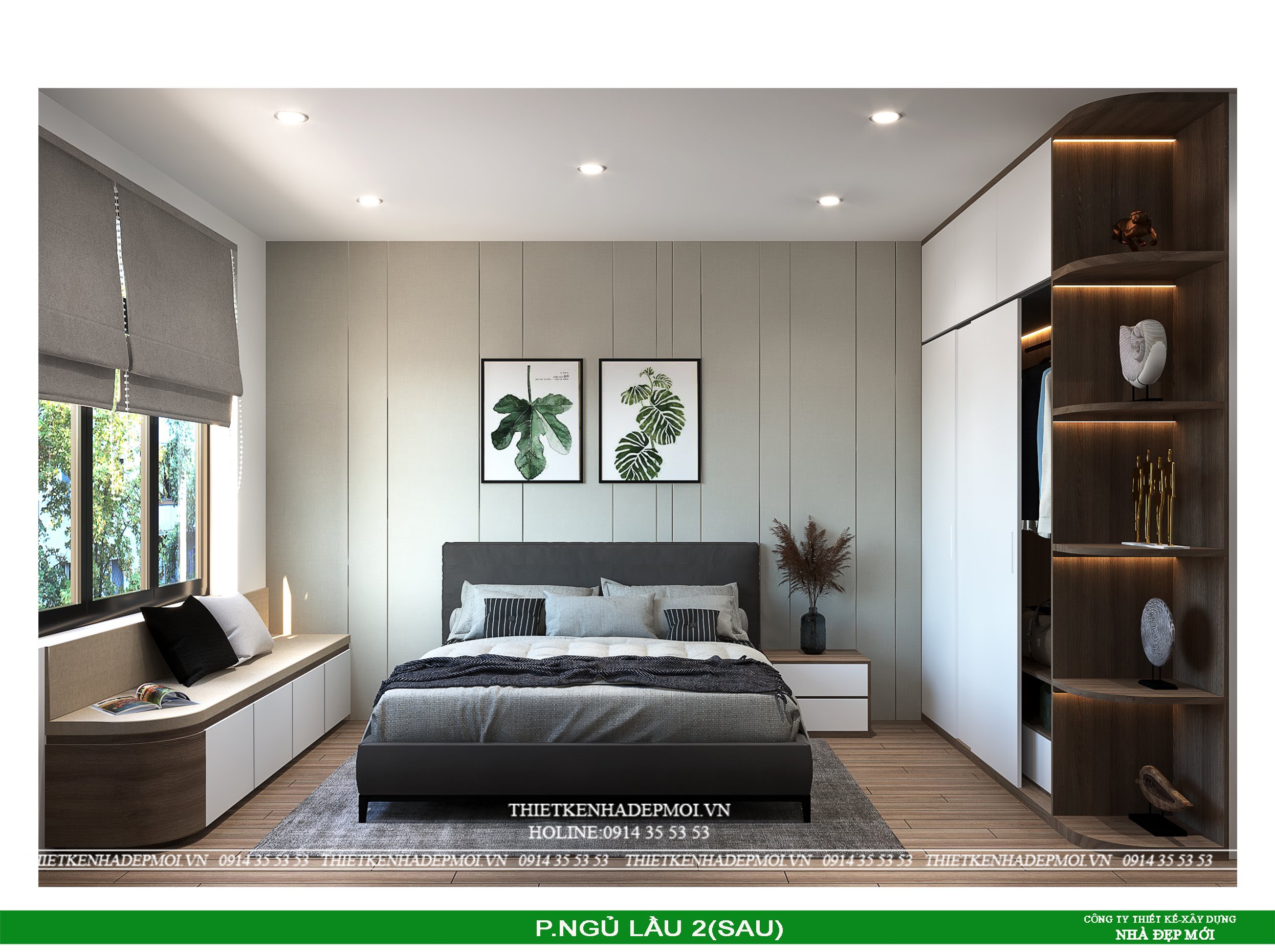 20+ mẫu thiết kế phòng ngủ đẹp nhất được khách hàng yêu thích