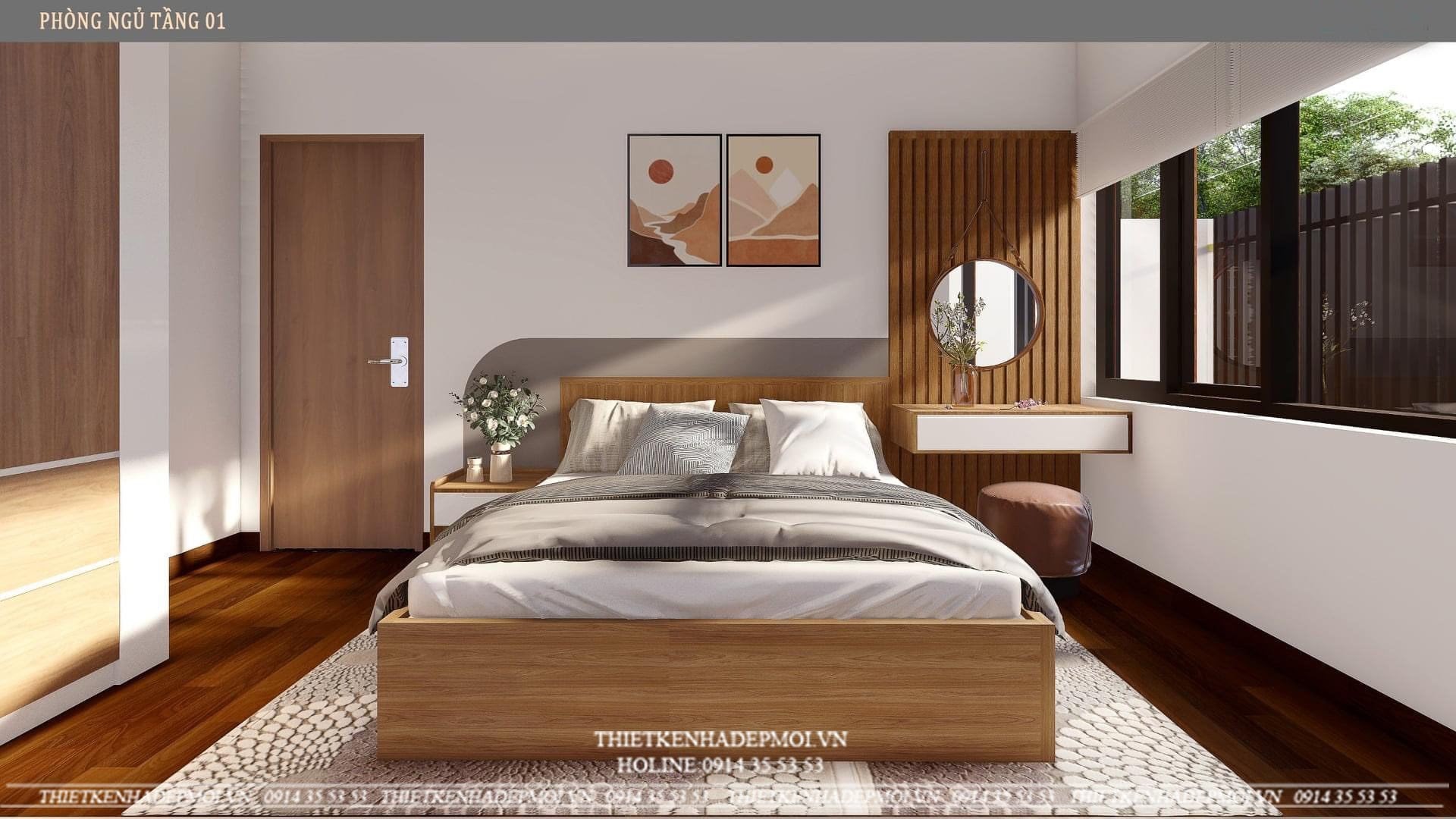 thiết kế phòng ngủ đẹp