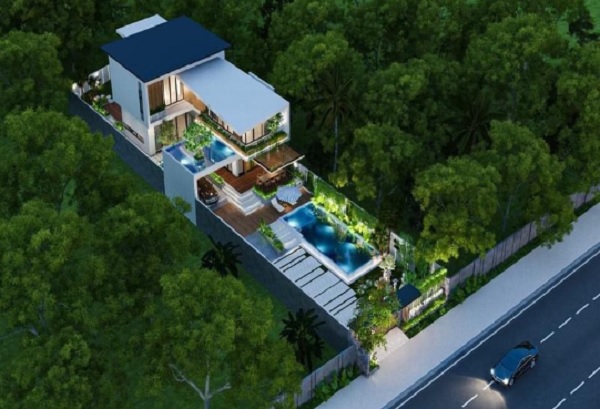 Biệt thự có bể bơi
