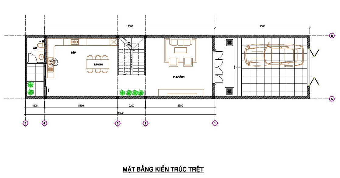 mẫu nhà phố tân cổ điển