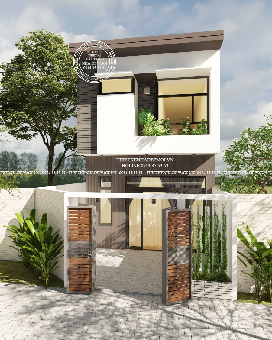mẫu nhà 1 trệt 1 lầu