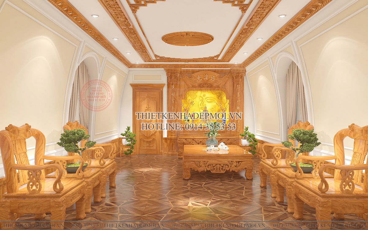 Mẫu biệt thự tân cổ điển 2 tầng