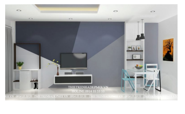 trang trí phòng khách đơn giản