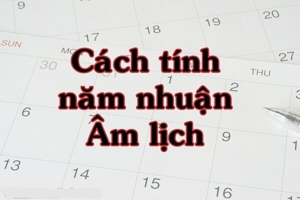 cách tính năm nhuận