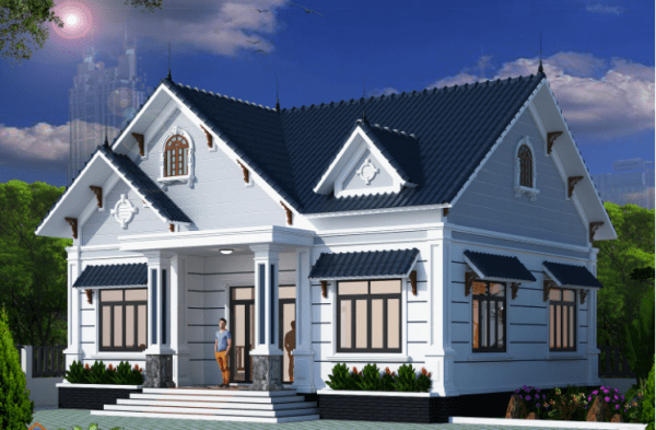 Nhà mái thái 1 tầng 500tr