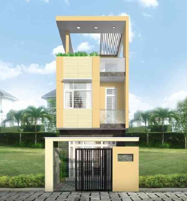 mẫu sơn màu nhà ống đẹp