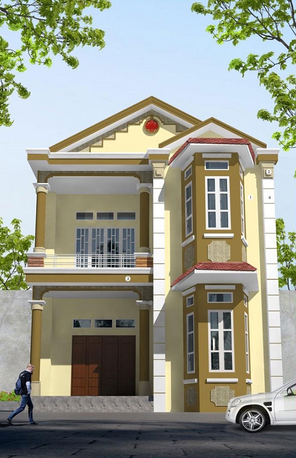 mẫu sơn nhà ống đẹp