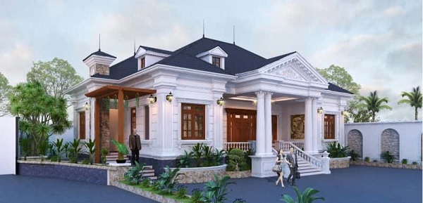 Biệt thự mái Thái tân cổ điển