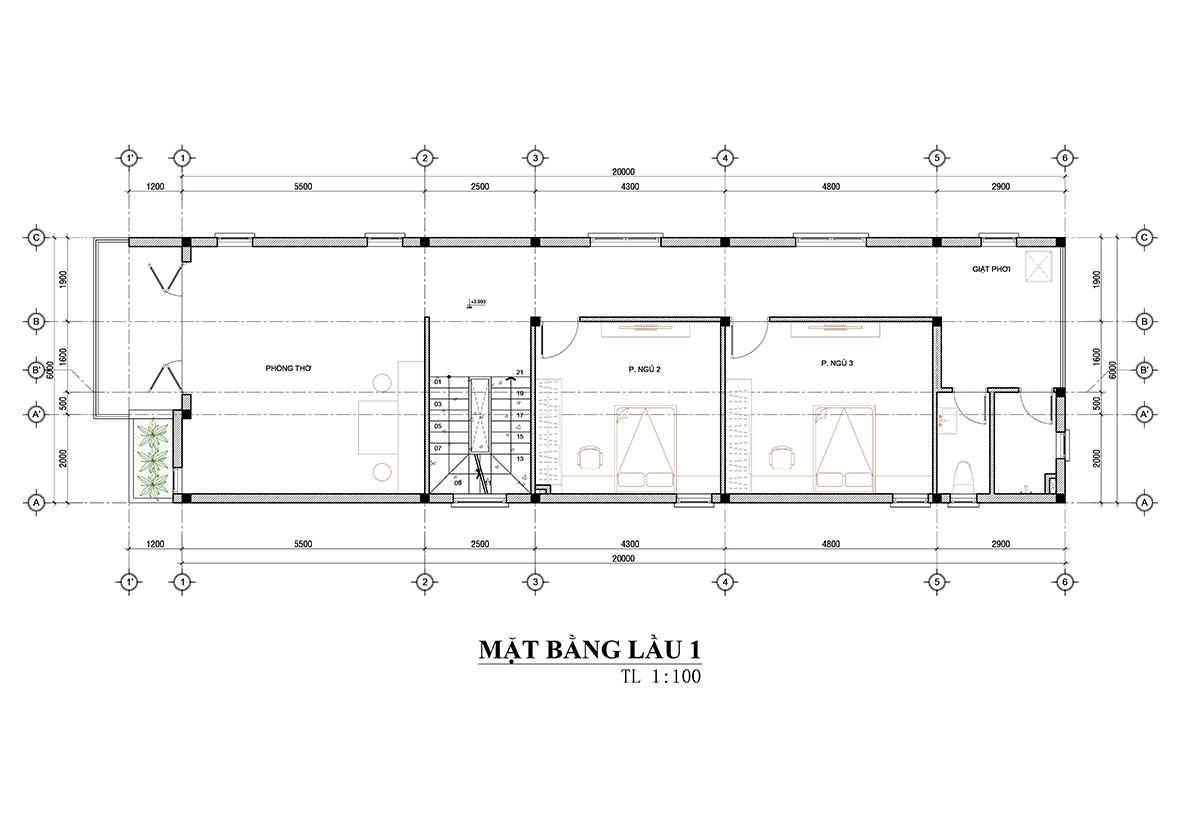 Mẫu nhà phố hiện đại chị thu phước long bình phước
