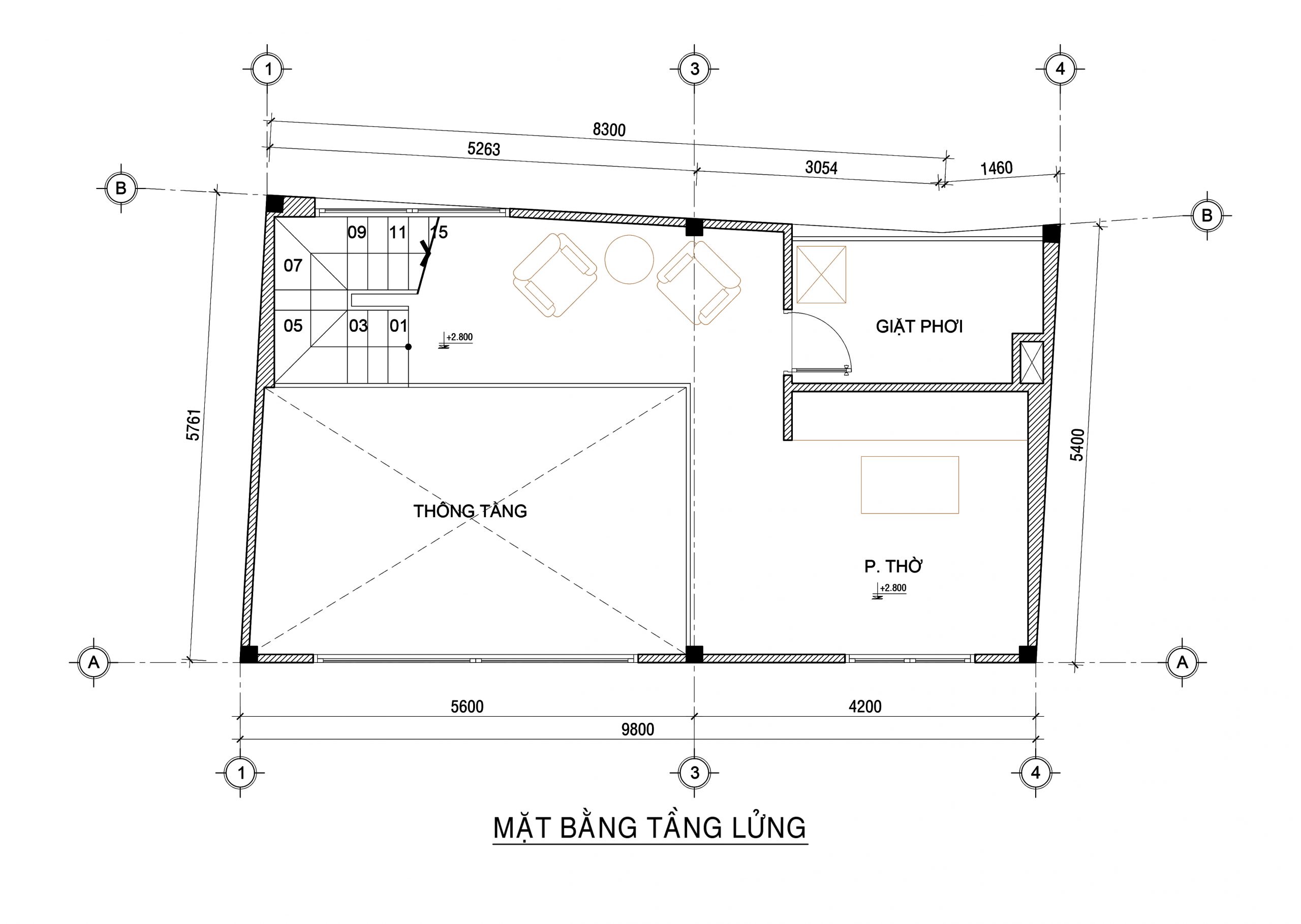 Mẫu nhà phố tân cổ điển anh hùng - bình thạnh
