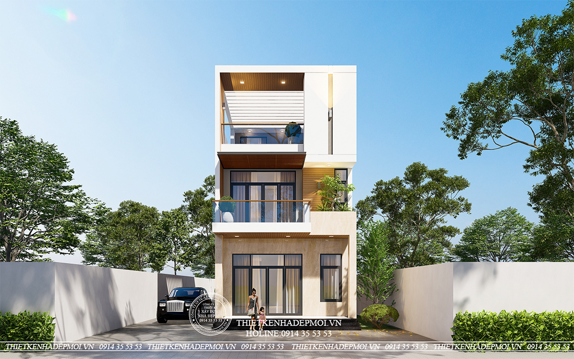 Mẫu nhà phố hiện đại