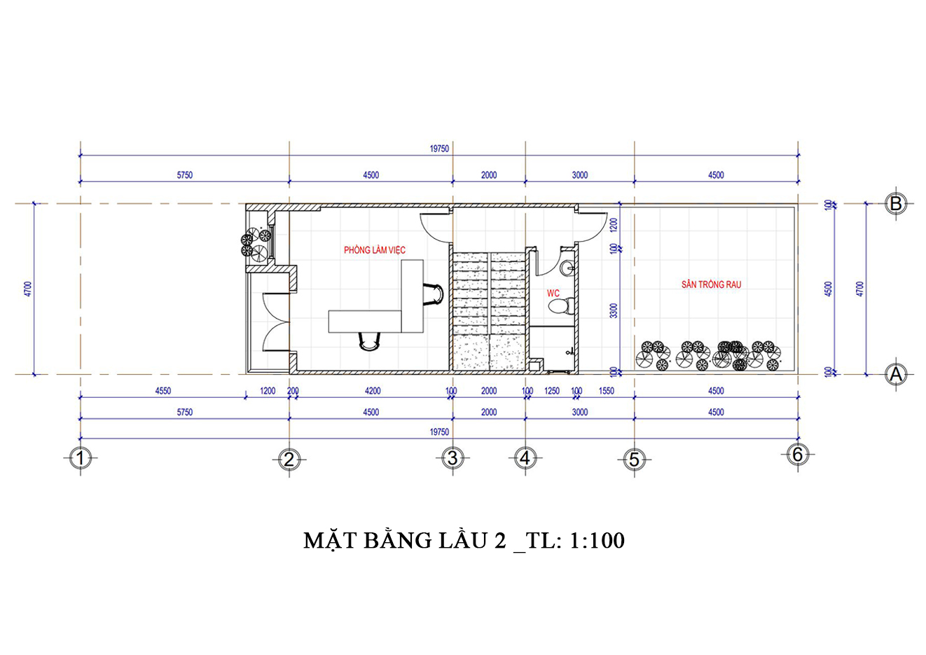 Nhà phố hiện đại 1 trệt 2 lầu mái bê tông chị hương bình dương
