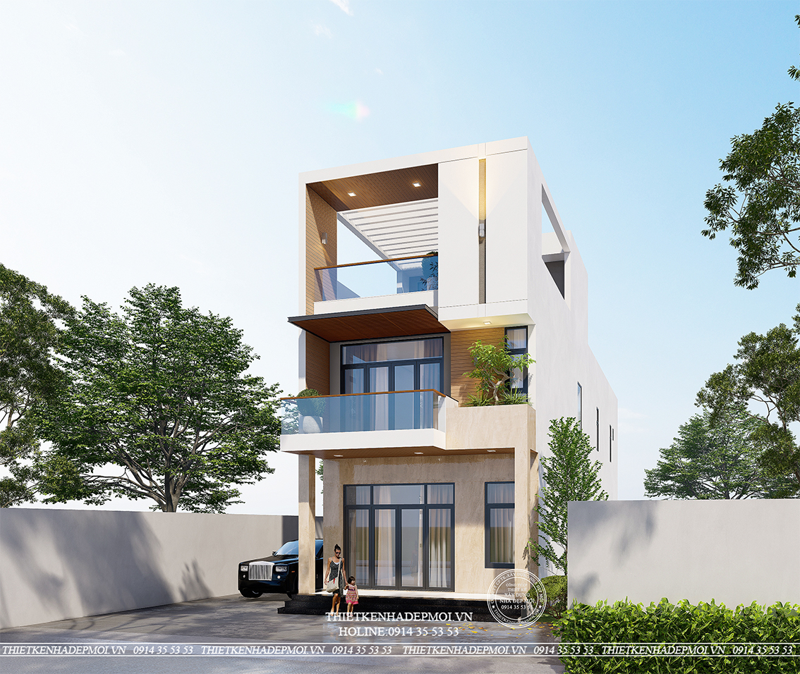 Mẫu nhà phố hiện đại