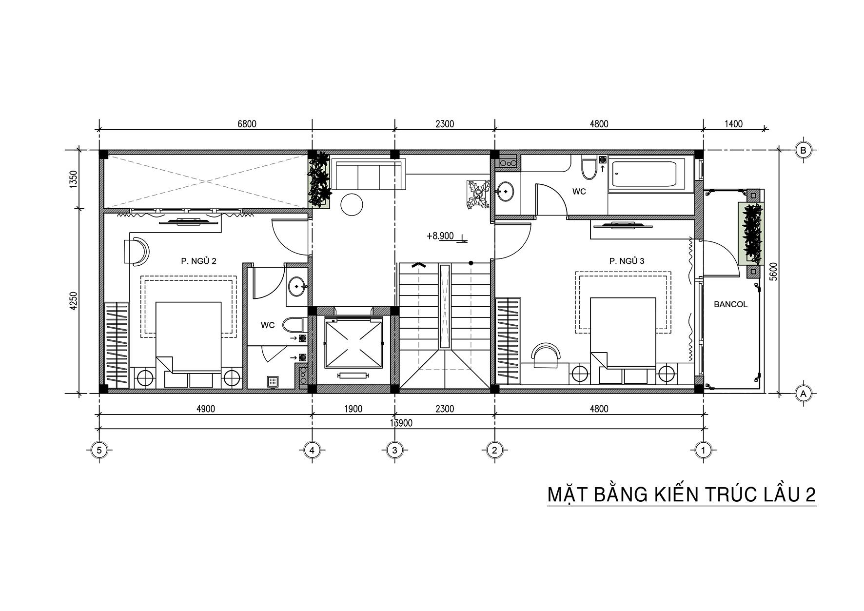 Thiết kế nhà phố hiện đại đẹp sang trọng, tiện nghi tại thủ đức