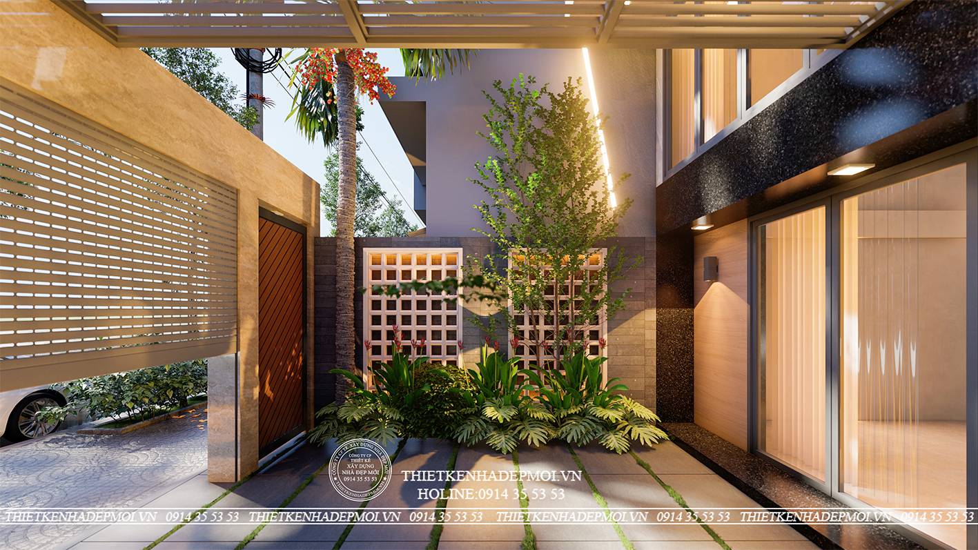 Thiết kế nhà phố hiện đại đẹp sang trọng, tiện nghi tại thủ đức