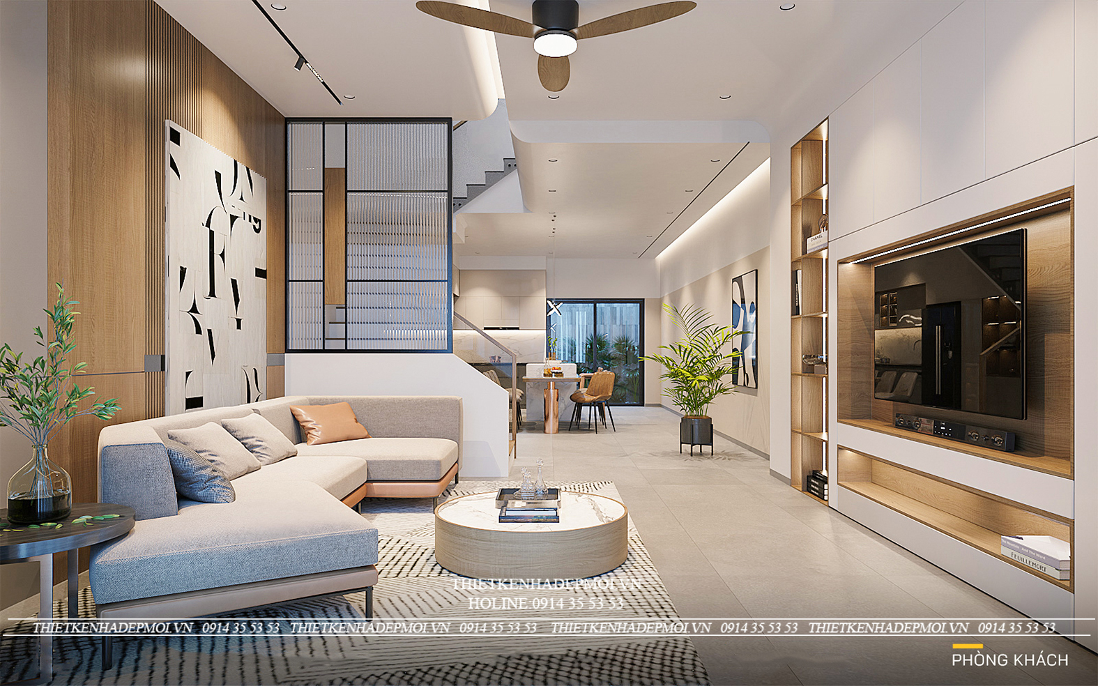 Nhà phố phong cách hiện đại anh duy anh – đồng xoài- bình phước